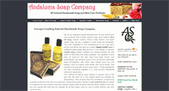 Desktop Screenshot of andalucia-naturalsoap.com